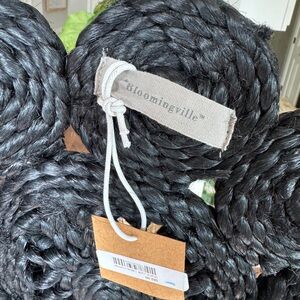 Bloomingville Black Woven Rope Decor
